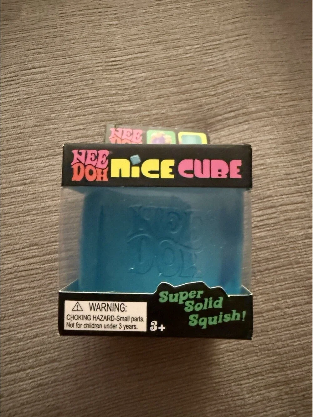 Schylling, Blue Needoh Nice Cube, Super Solid Squish!